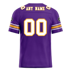 Custom Purple Baltimore Personalized Authentic Football Jersey FBJ02-D020256-32