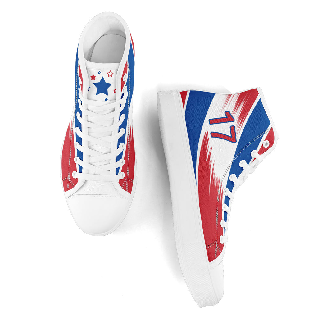 Custom South Korea 2026 World Cup Sneakers DIY Country Flag Running Shoes Lightweight Sport Shoes Gift for Football Fans Personalized Team Name and Logo FN024-F009120-6