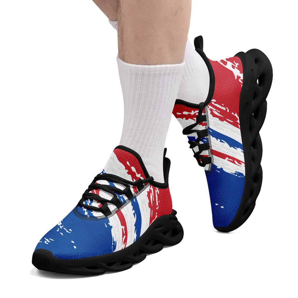 Custom South Korea 2026 World Cup Sneakers DIY Country Flag Running Shoes Lightweight Sport Shoes Gift for Football Fans Personalized Team Name and Logo FN003-F009130-2