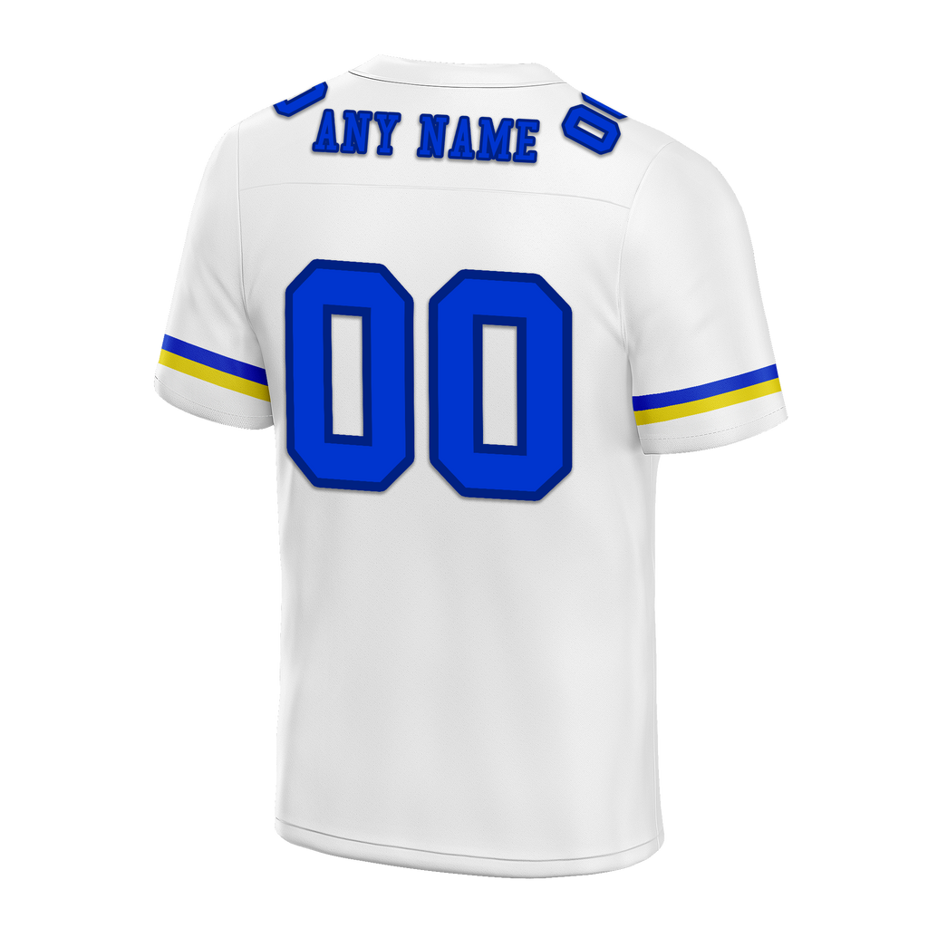 Custom White Classic Style Personalized Authentic Football Jersey FBJ02-bd0a7008