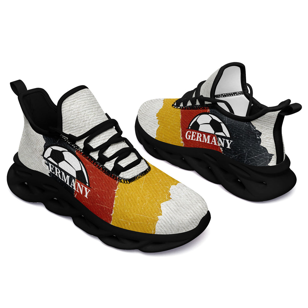 Custom Germany 2026 World Cup Sneakers DIY Country Flag Running Shoes Lightweight Sport Shoes Gift for Football Fans Personalized Team Name and Logo FN003-F025035-7