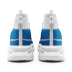 Custom Blue Detroit Football Jersey and Sports Shoes Combo Offer Personalized Combo ZH-D025008-9