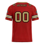 Custom Red San Francisco Personalized Authentic Football Jersey FBJ02-D025033-22