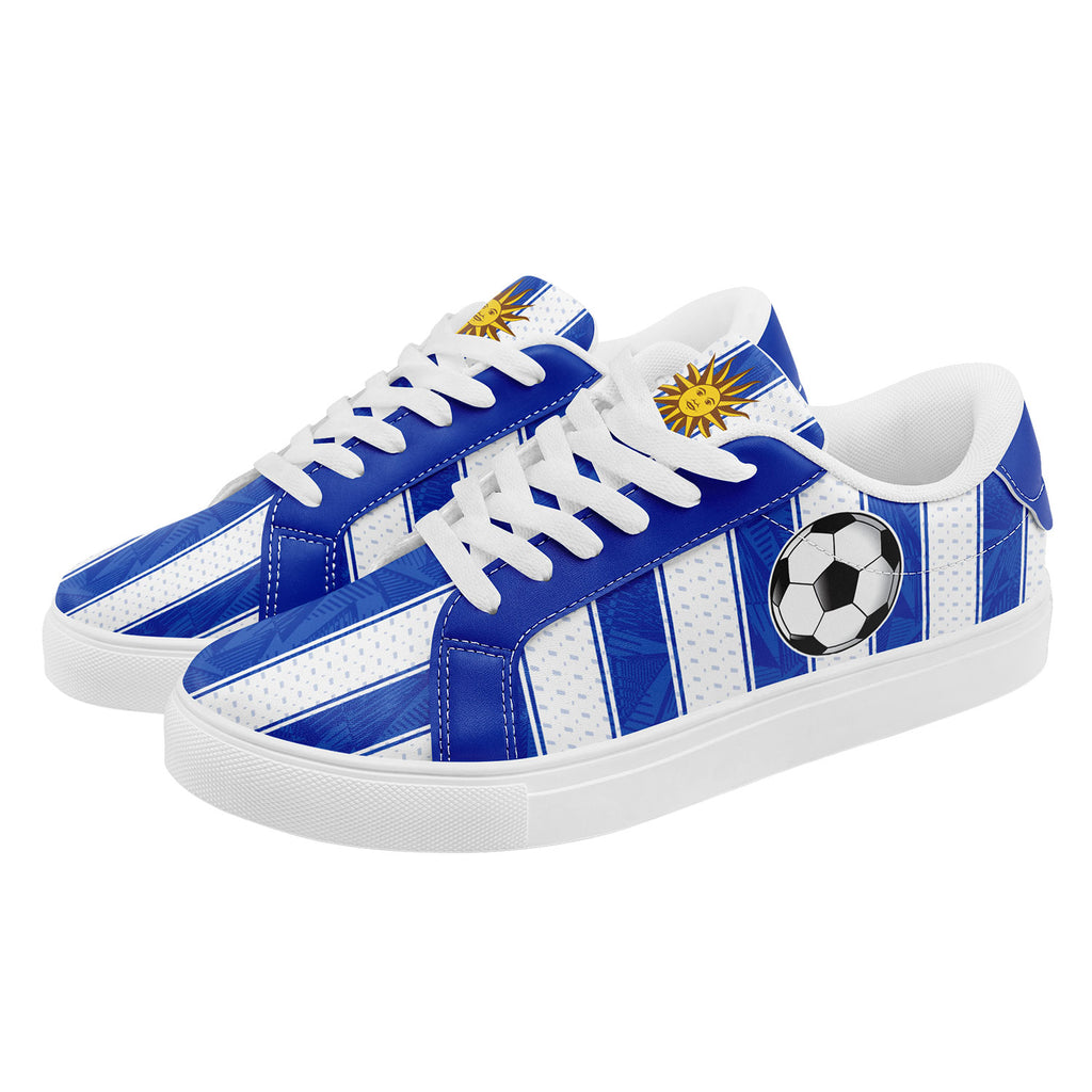 Custom Uruguay 2026 World Cup Sneakers DIY Country Flag Running Shoes Lightweight Sport Shoes Gift for Football Fans Personalized Team Name and Logo FN023-F009096-3
