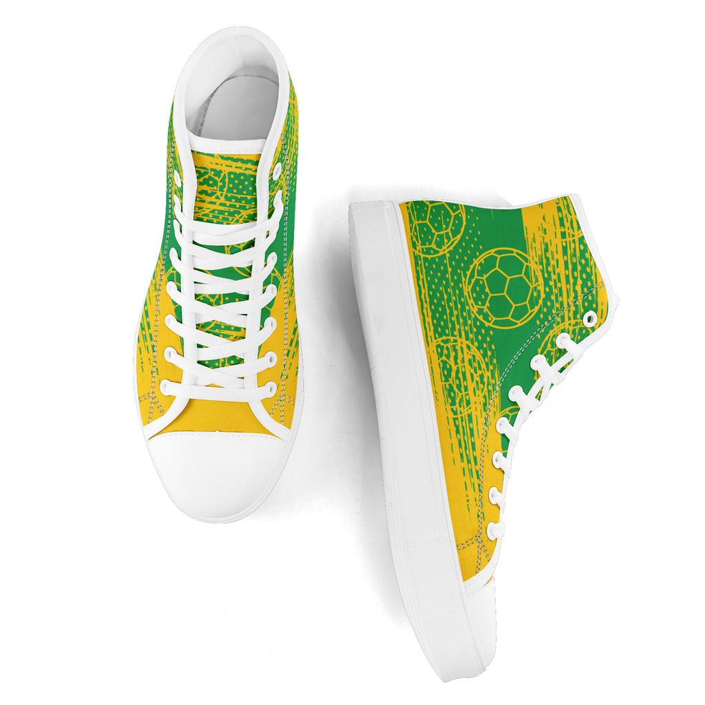 Custom 2026 World Cup Brazil Sneakers DIY Country Flag Running Shoes Lightweight Sport Shoes Gift for Football Fans Personalized Team Name and Logo FN024-F027092-5