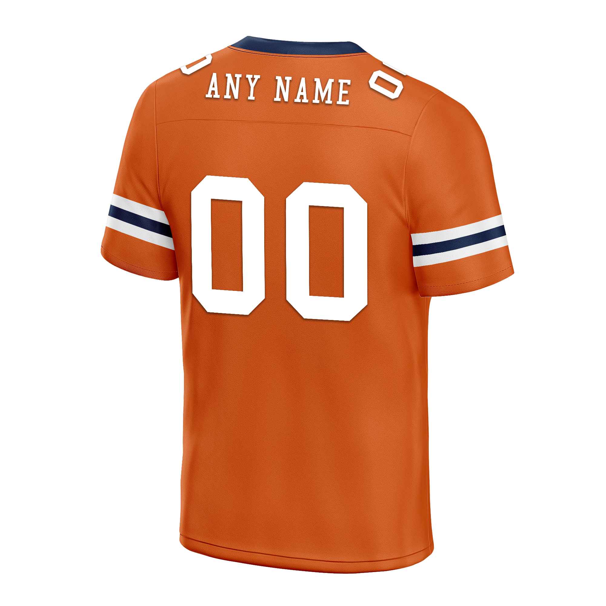 Custom Orange Classic Style Personalized Authentic Football Jersey FBJ02-bd0a70b8