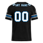 Custom Black Carolina Personalized Authentic Football Jersey FBJ02-D020256-3