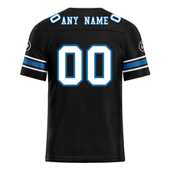 Custom Black Carolina Personalized Authentic Football Jersey FBJ02-D020256-3