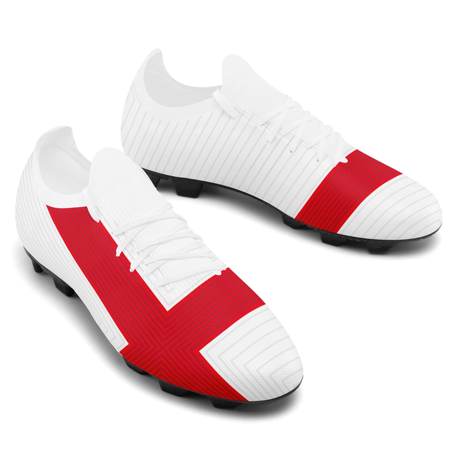 Custom England 2026 World Cup Sneakers DIY Country Flag Running Shoes Lightweight Sport Shoes Gift for Football Fans Personalized Team Name and Logo SC02-F020025-1