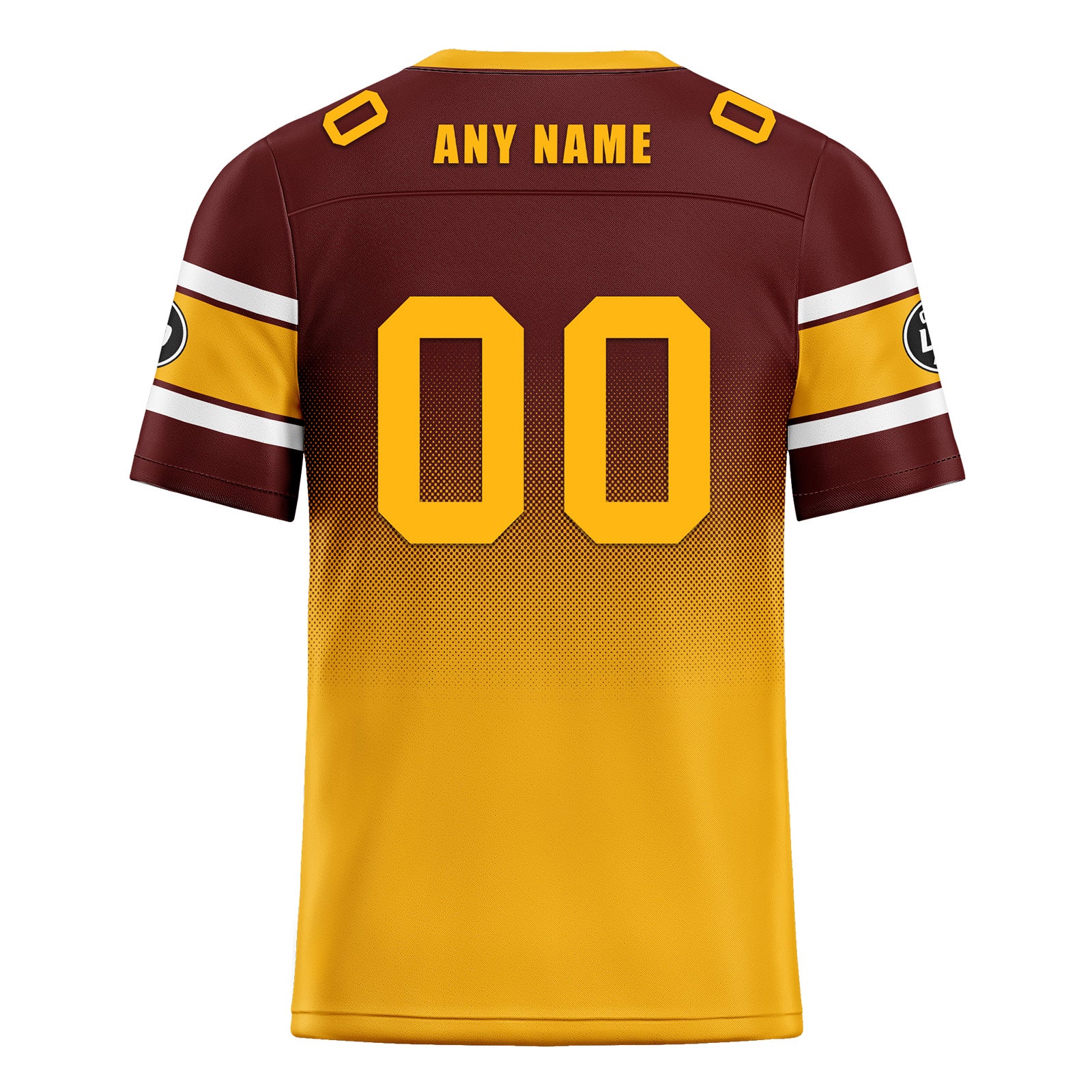 Custom Red Yellow Washington Football Jersey and Hat Combo Offer Personalized Combo ZH-D020326-31