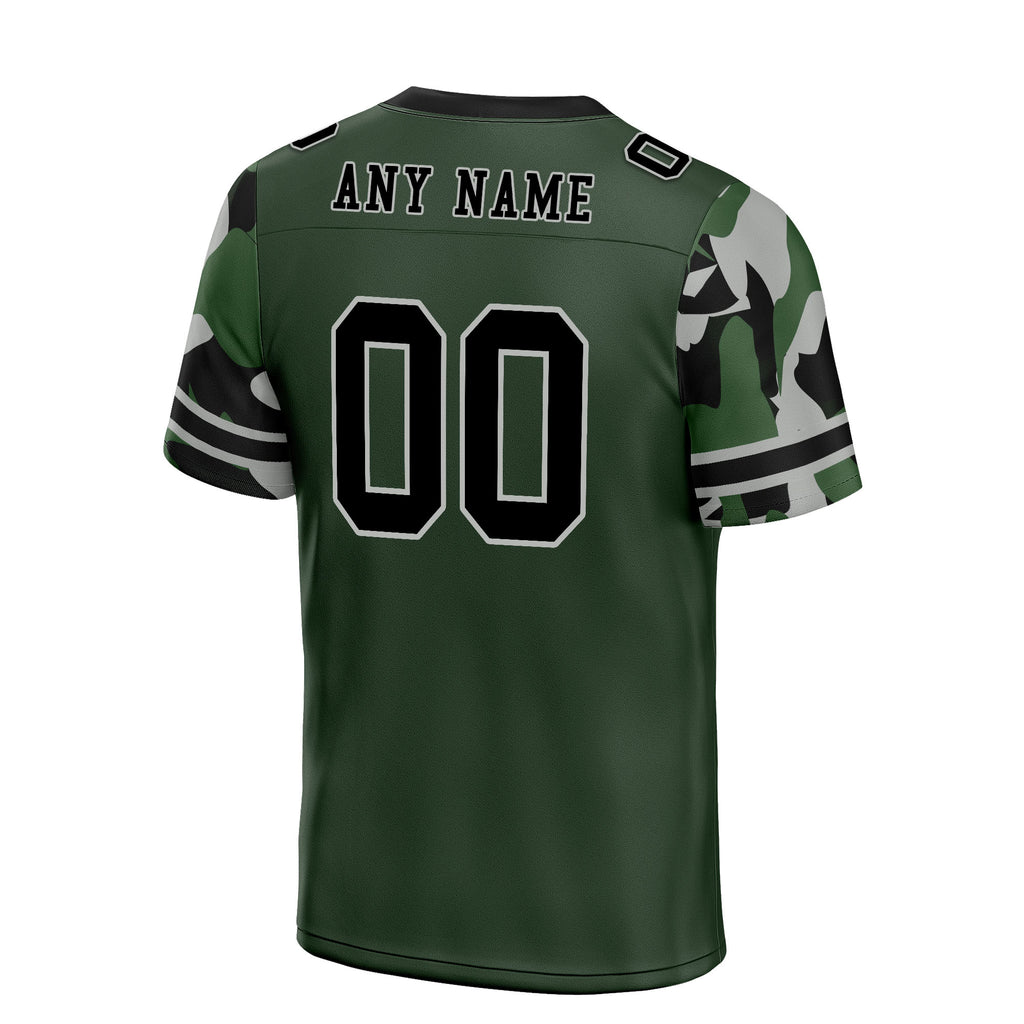 Custom Camo Personalized Authentic Football Jersey FBJ02-D06123
