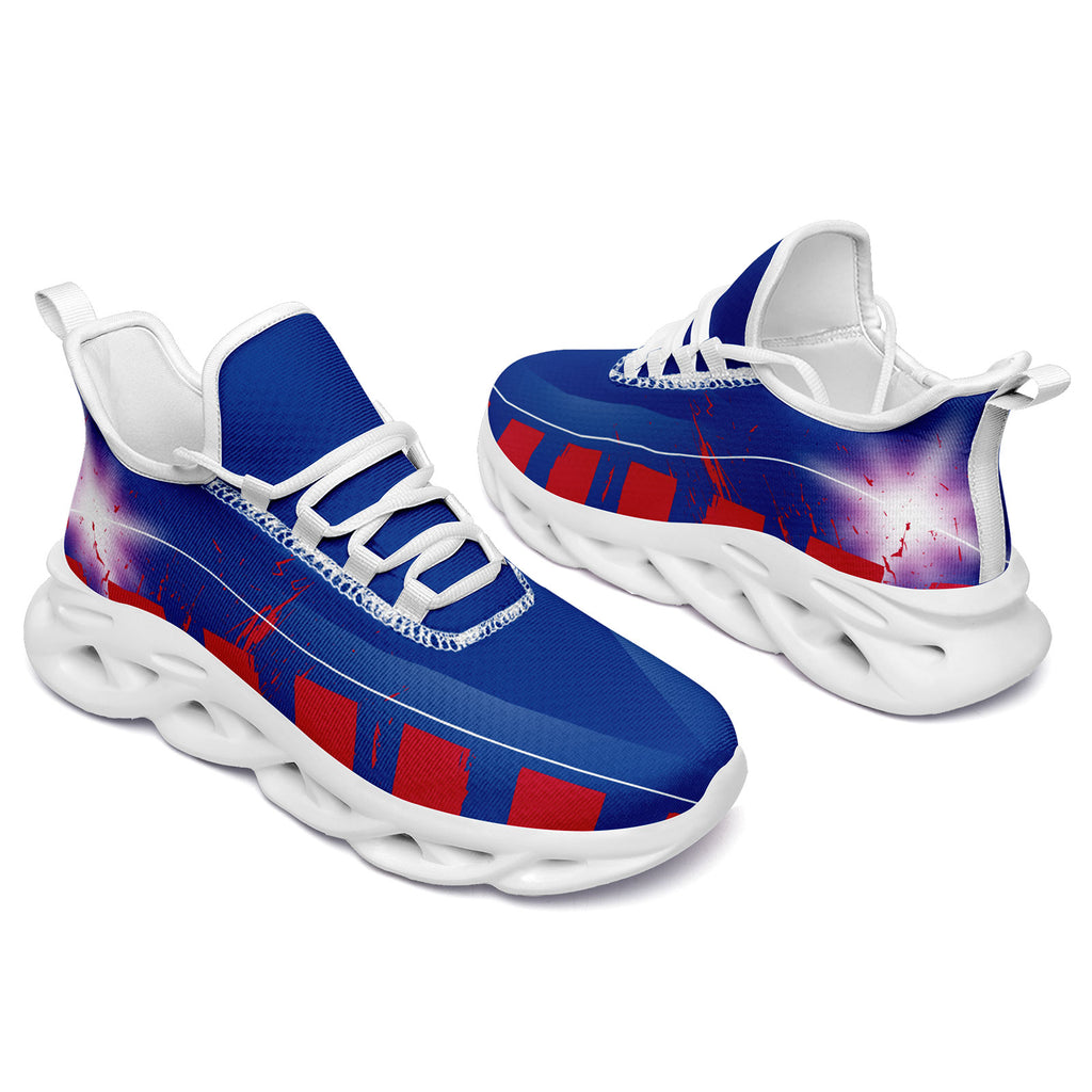Custom Blue Red Buffalo Maxsoul Shoes Personalized Sneaker FN003-D020260-4