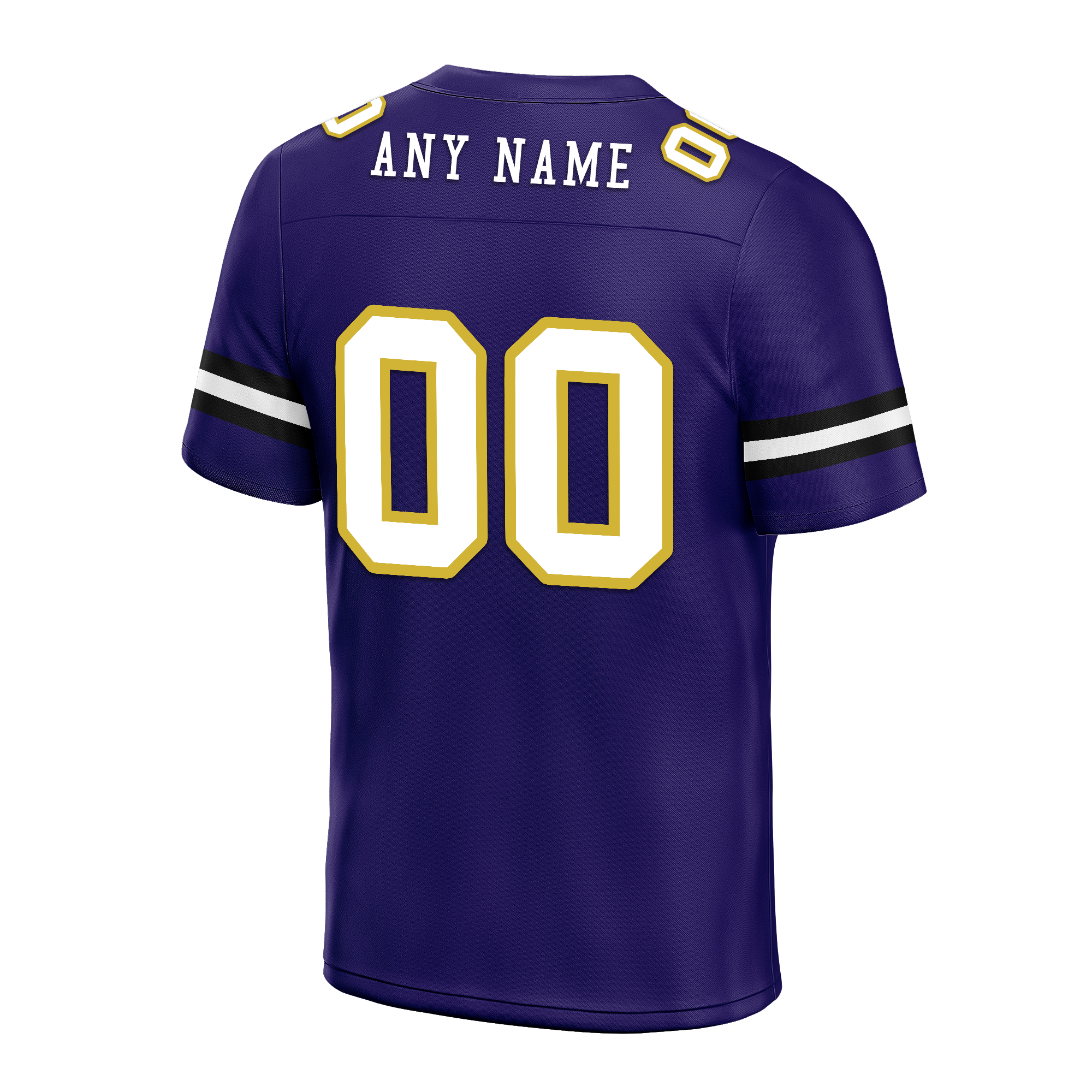 Custom Purple Classic Style Personalized Authentic Football Jersey FBJ02-bd0a70cb