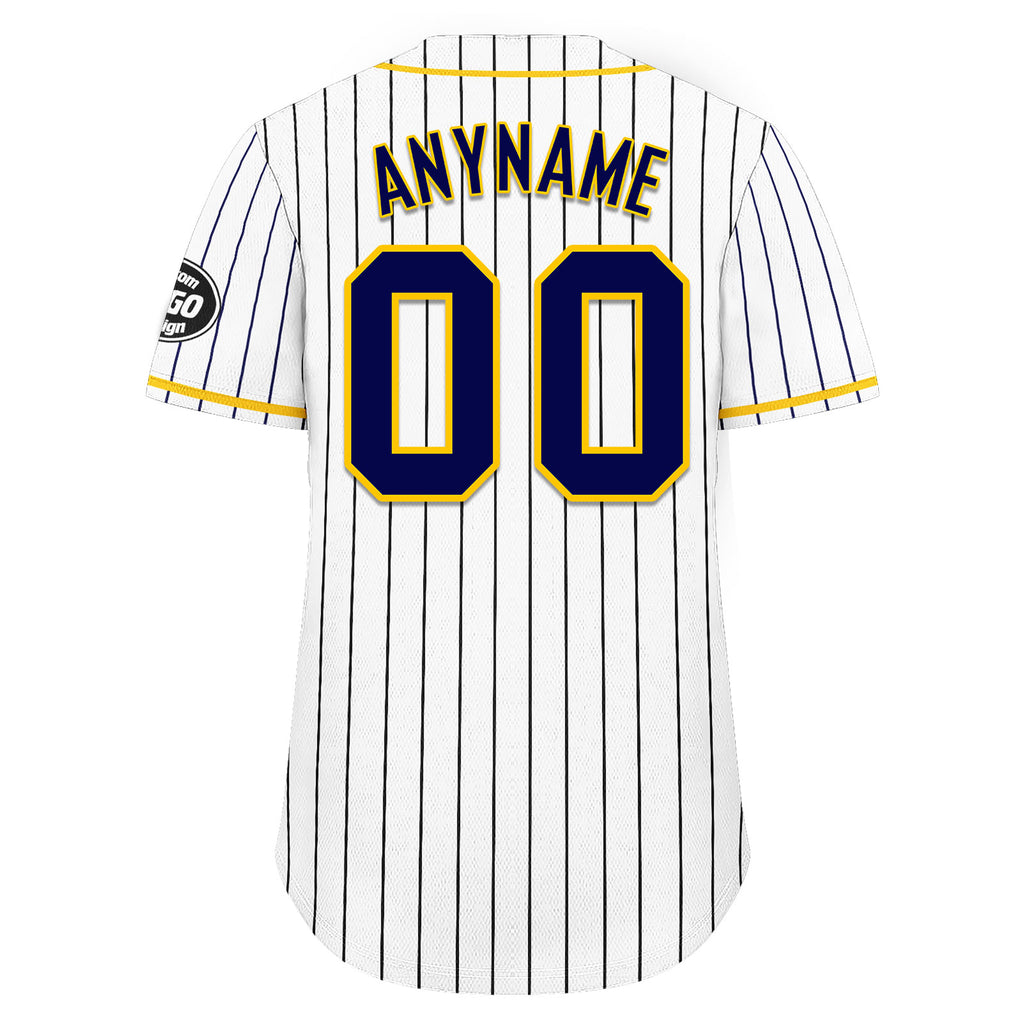 Custom Stripe Fashion Personalized Authentic Baseball Jersey BSBJ01-E025078-13