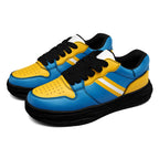 Custom Blue Yellow Los Angeles Shoes Personalized Sneaker FN032-D020389-22