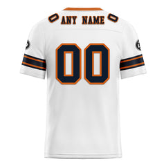 Custom White Orange Denver Personalized Authentic Football Jersey FBJ02-D020256-28