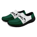 Custom Green White New York Jacket and Sports Shoes Combo Offer Personalized Combo ZH-D020294-28