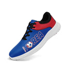 Custom South Korea 2026 World Cup Sneakers DIY Country Flag Running Shoes Lightweight Sport Shoes Gift for Football Fans Personalized Team Name and Logo FN062-F009110-1