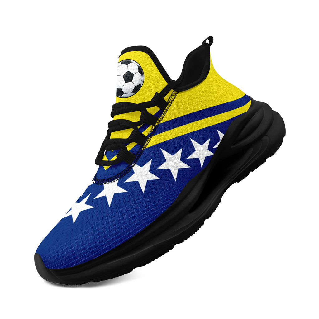 Custom Curaçao 2026 World Cup Sneakers DIY Country Flag Running Shoes Lightweight Sport Shoes Gift for Football Fans Personalized Team Name and Logo FN079-F009087-5