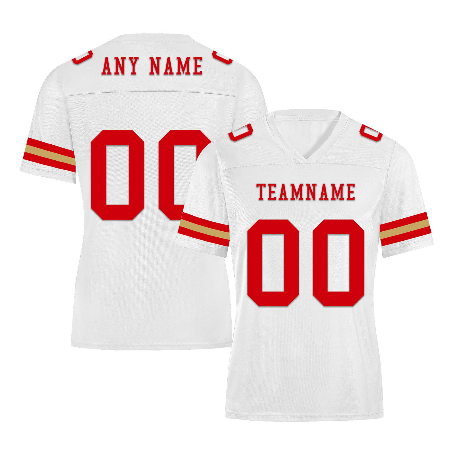 Custom White Classic Style Personalized Authentic Football Jersey FBJ02-bd0a70ac