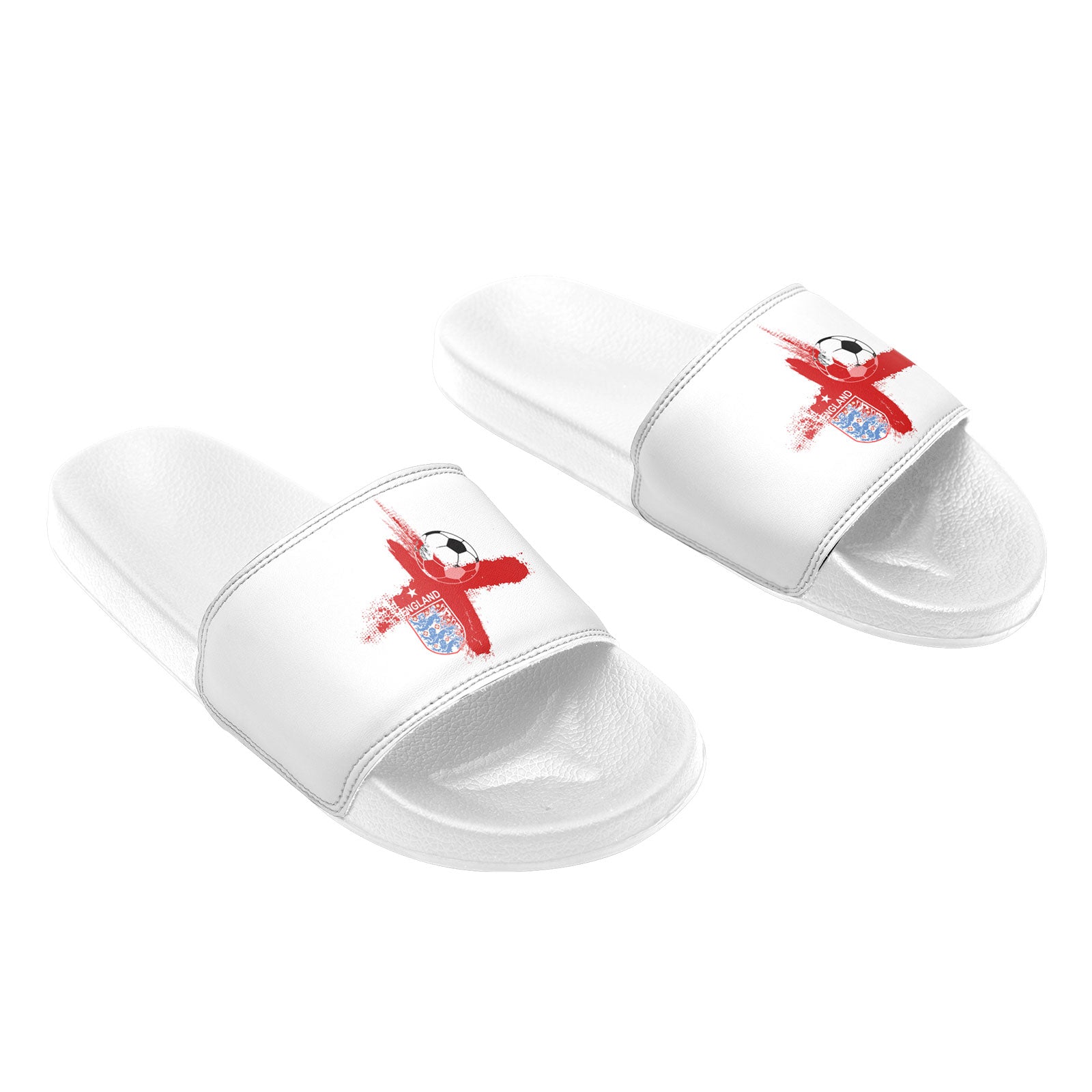 Custom England 2026 World Cup Sneakers DIY Country Flag Running Shoes Lightweight Sport Shoes Gift for Football Fans Personalized Team Name and Logo FN056-F020033-2