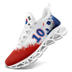 Custom South Korea 2026 World Cup Sneakers DIY Country Flag Running Shoes Lightweight Sport Shoes Gift for Football Fans Personalized Team Name and Logo FN003XD-F009063-5