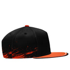 Custom Black Orange Cincinnati Football Jersey and Hat Combo Offer Personalized Combo ZH-D020326-6