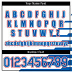 Custom White Blue Soccer Sets Jersey Personalized SCJ101-D28029