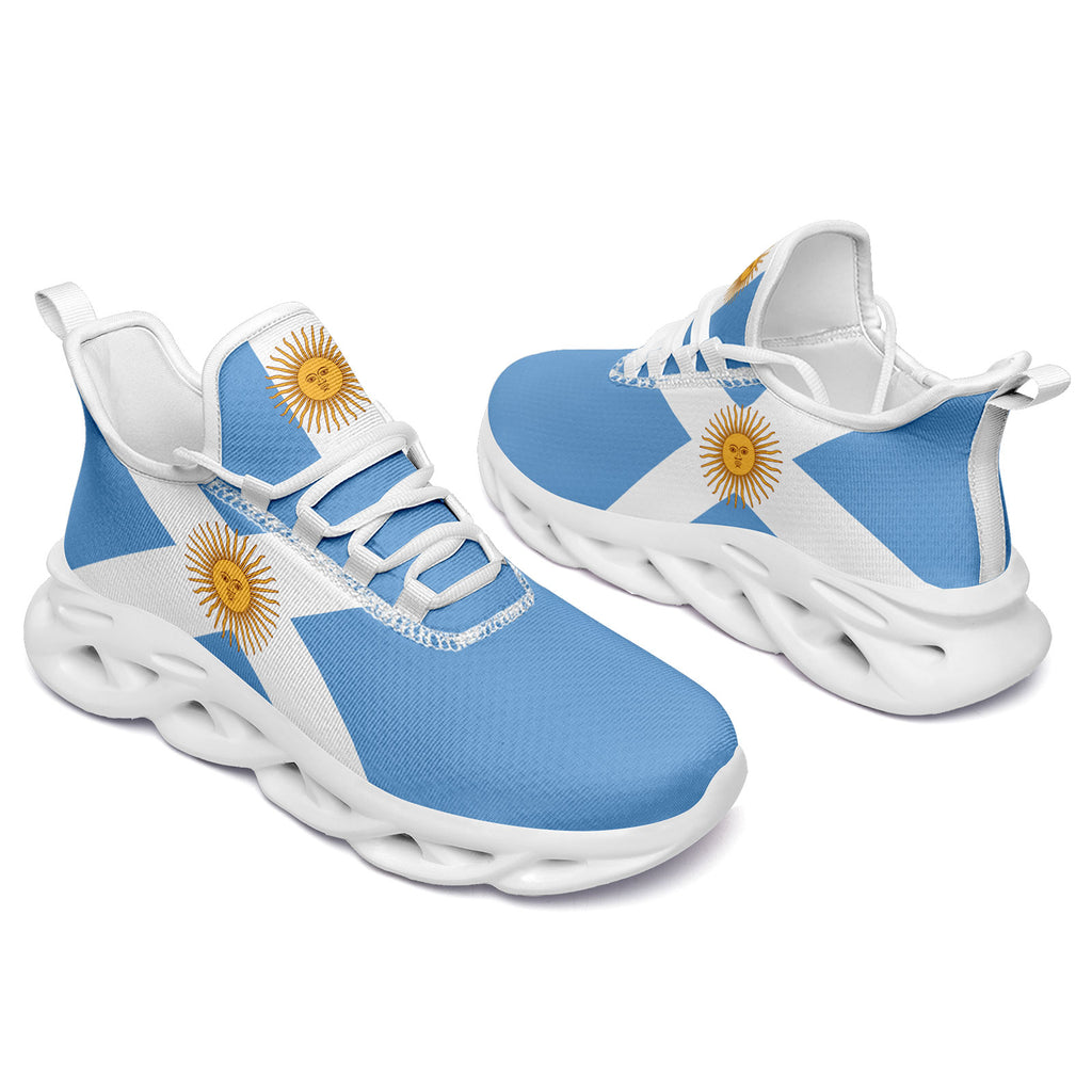 Custom 2026 World Cup Argentina Sneakers DIY Country Flag Running Shoes Lightweight Sport Shoes Gift for Football Fans Personalized Team Name and Logo FN027-F027044-3