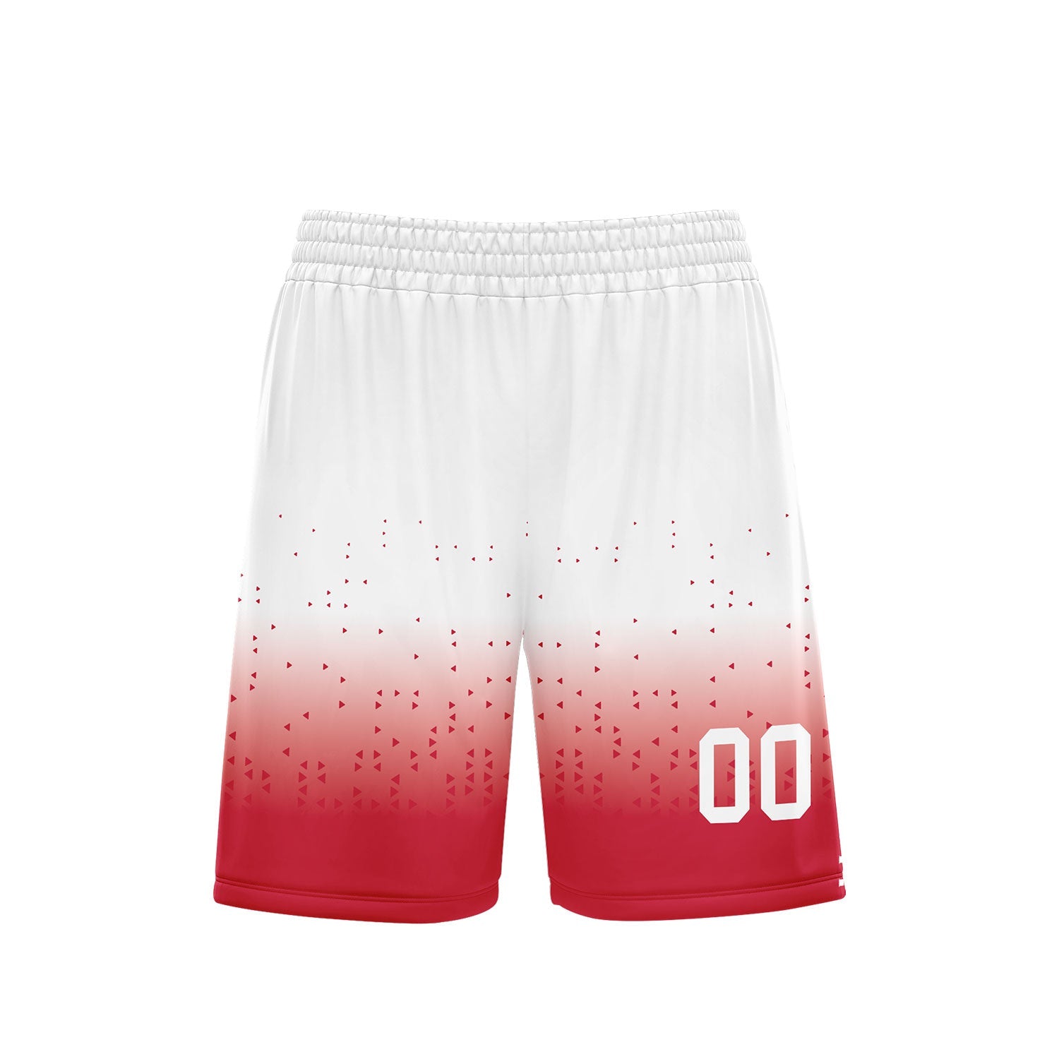 Custom White Red Fade Fashion Sports Uniform Basketball Jersey BBJ01-D020102-8