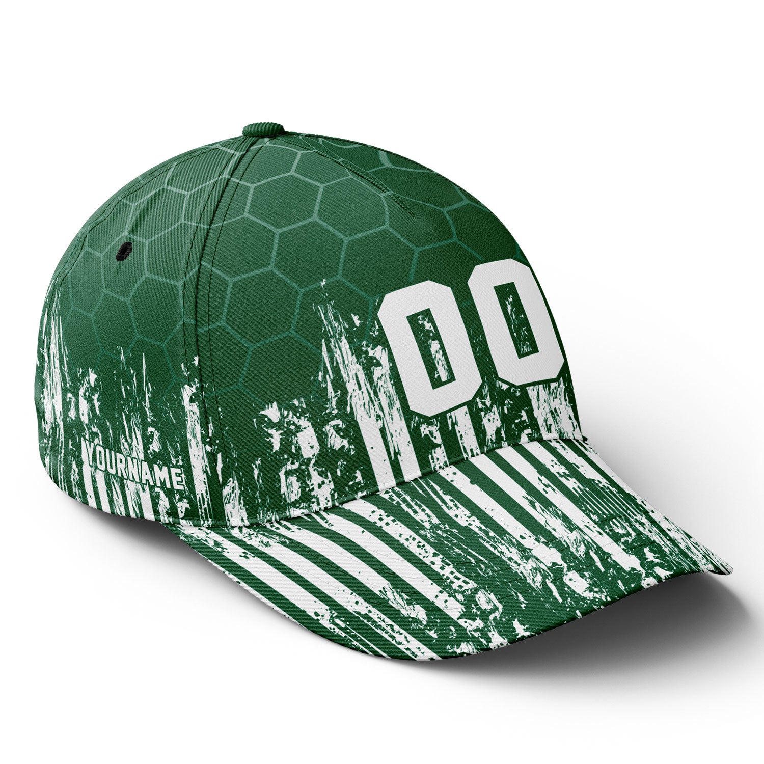 Personalized 2026 Saudi Arabia Soccer Fan Hat - Add Your Name & Design Custom 2026 Football Tournament Hat YW061-F027100-8