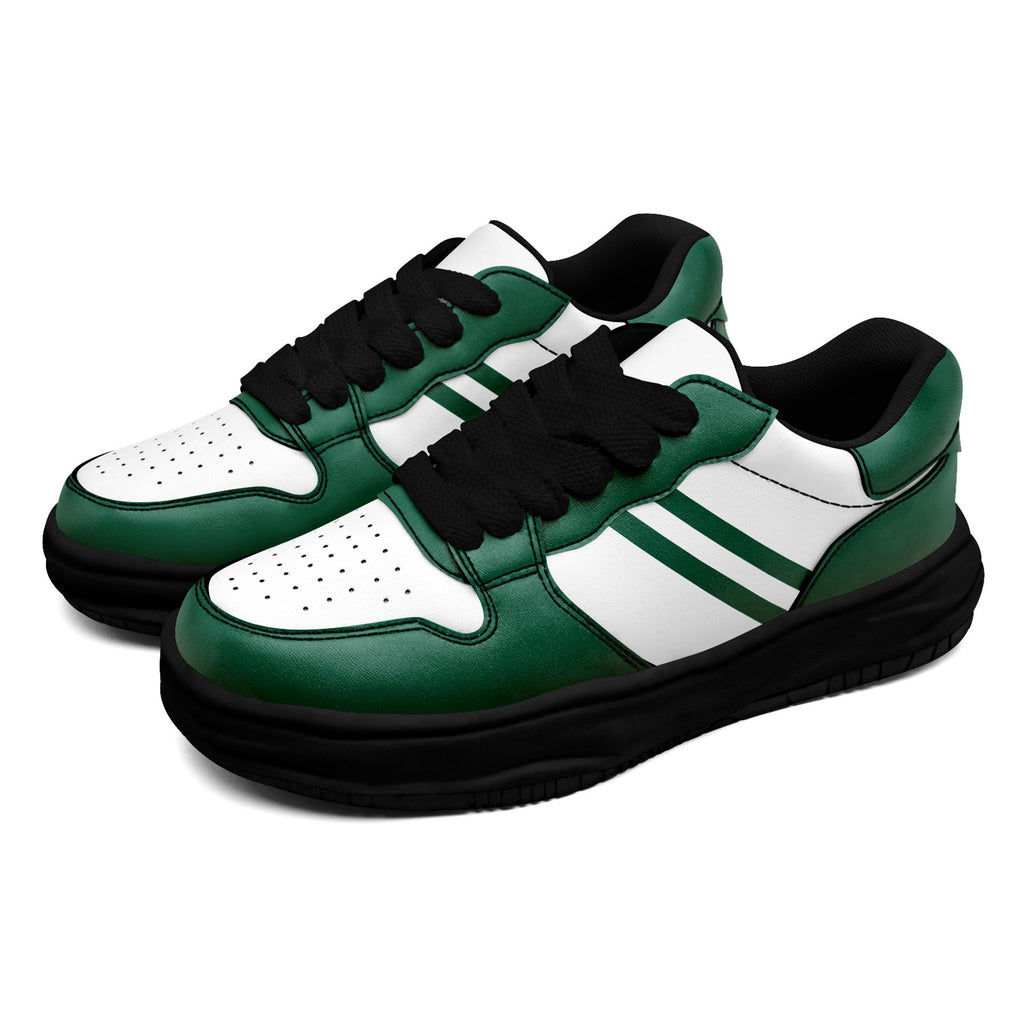 Custom Green White New York Shoes Personalized Sneaker FN032-D020389-28
