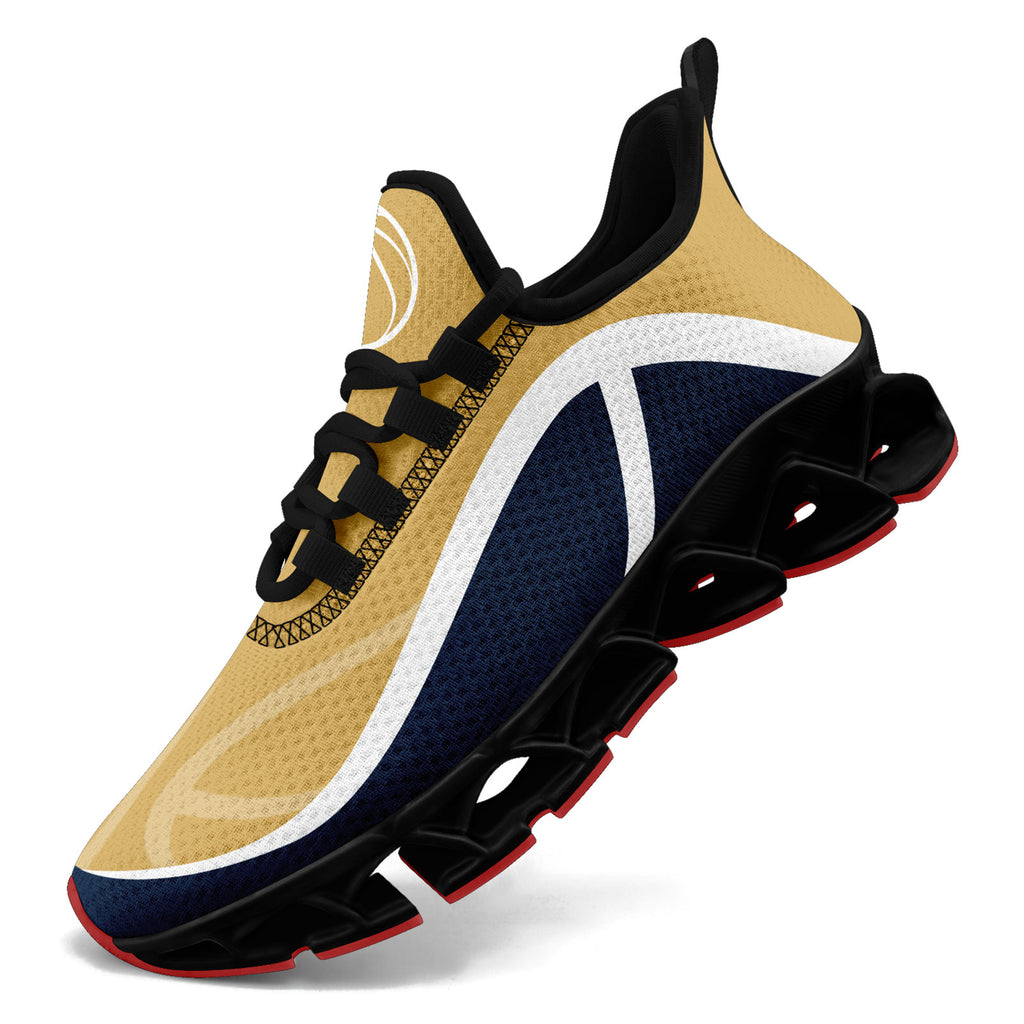 Custom Blue Yellow Maxsoul Shoes Personalized Sneaker FN003XD-D020391-12
