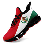 Custom 2026 World Cup Mexico Sneakers DIY Country Flag Running Shoes Lightweight Sport Shoes Gift for Football Fans Personalized Team Name and Logo FN003XD-F023050-4
