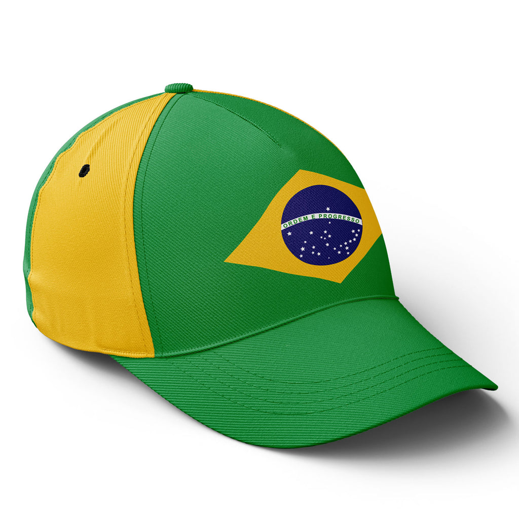 Personalized 2026 Brazil Soccer Fan Hat - Add Your Name & Design Custom 2026 Football Tournament Hat YW061-F027074-2