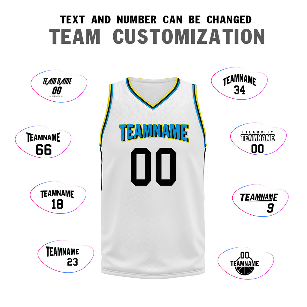 Custom White Splash-Ink City Edition Personalized Sports Uniform Authentic Basketball Jersey BBJ01-D06101-12