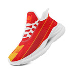 Custom Spain 2026 World Cup Sneakers DIY Country Flag Running Shoes Lightweight Sport Shoes Gift for Football Fans Personalized Team Name and Logo FN079-F020028-4