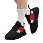 Custom Japan 2026 World Cup Sneakers DIY Country Flag Running Shoes Lightweight Sport Shoes Gift for Football Fans Personalized Team Name and Logo FN003-F025044-1
