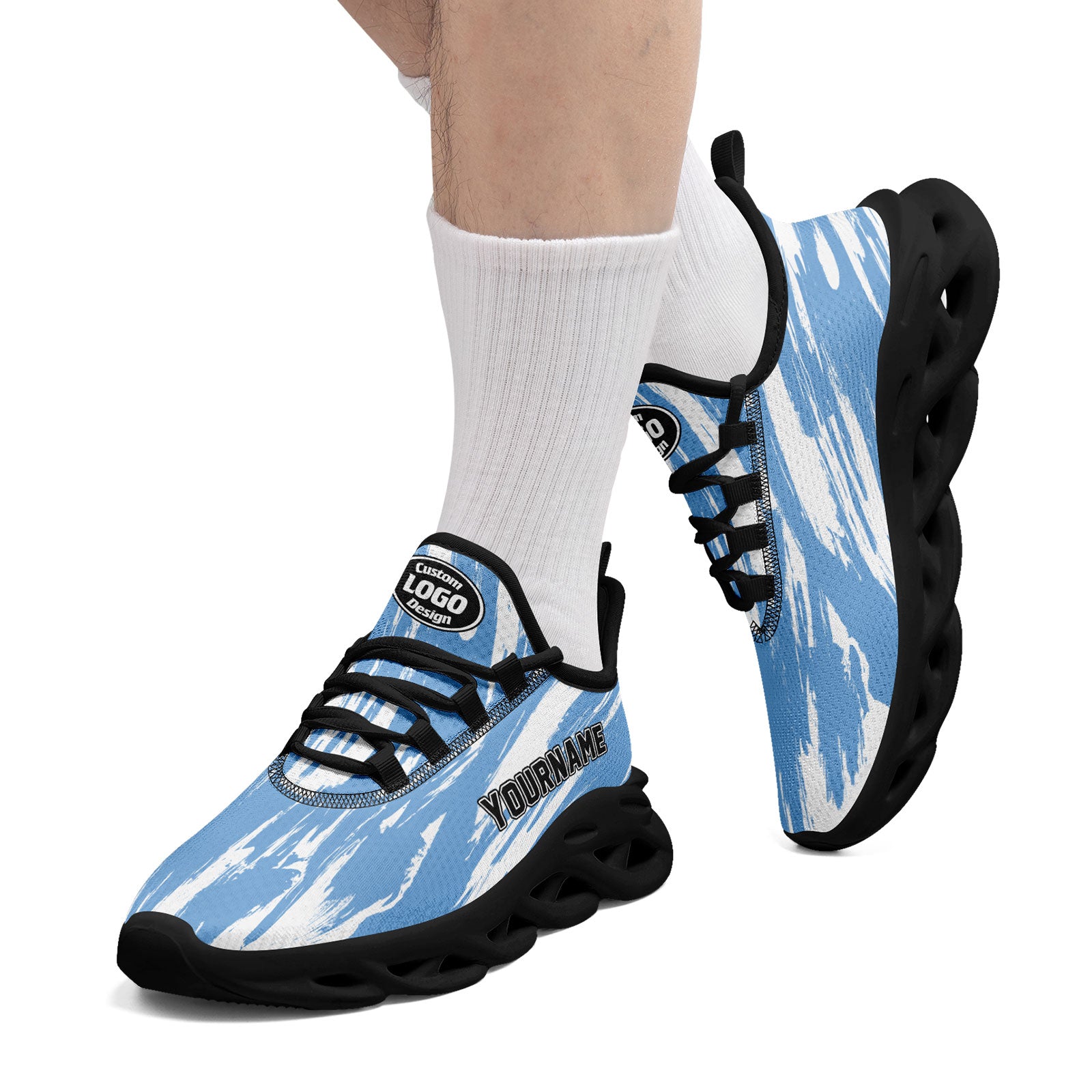 Custom 2026 World Cup Argentina Sneakers DIY Country Flag Running Shoes Lightweight Sport Shoes Gift for Football Fans Personalized Team Name and Logo FN003-F027086-3
