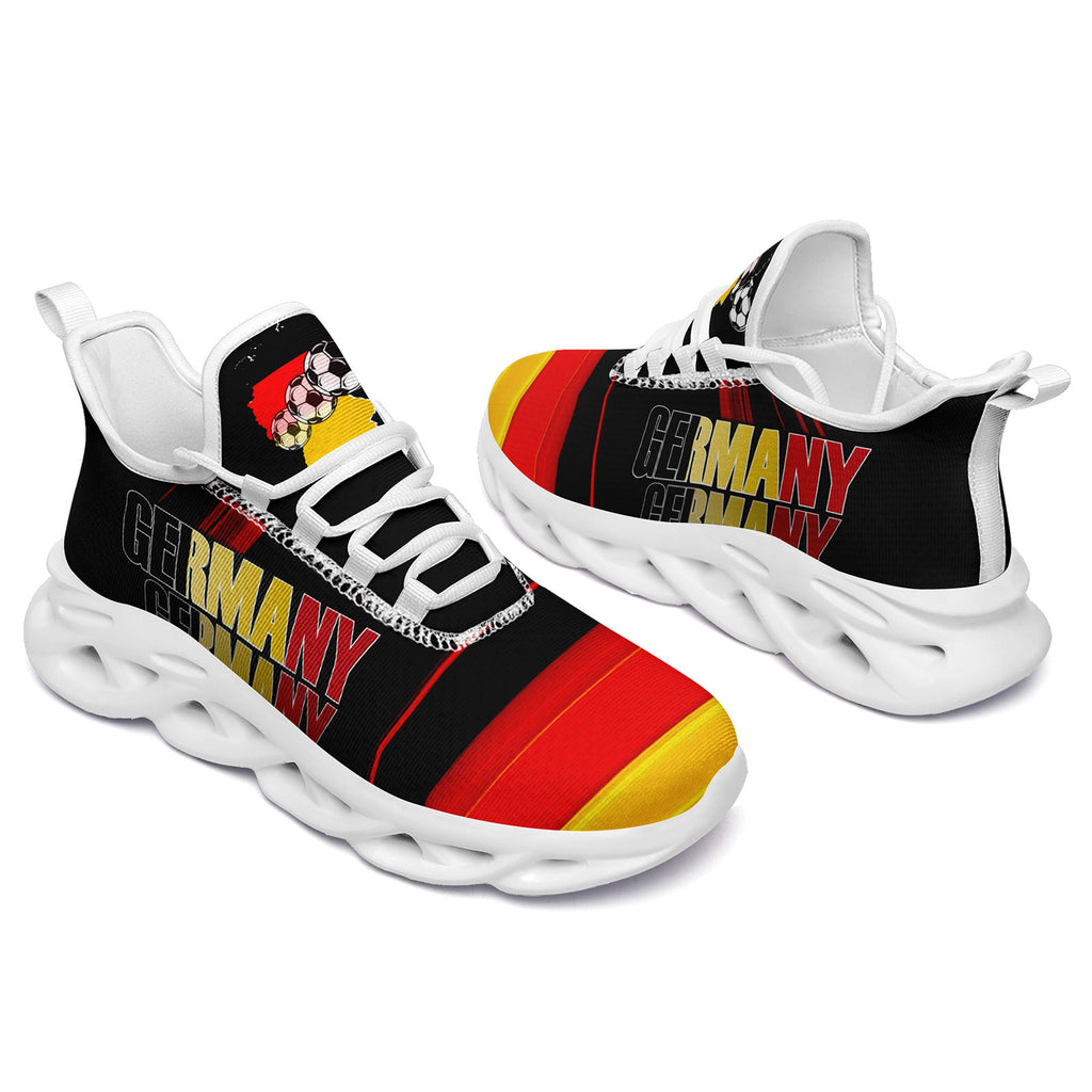 Custom Germany 2026 World Cup Sneakers DIY Country Flag Running Shoes Lightweight Sport Shoes Gift for Football Fans Personalized Team Name and Logo FN003-F025035-3