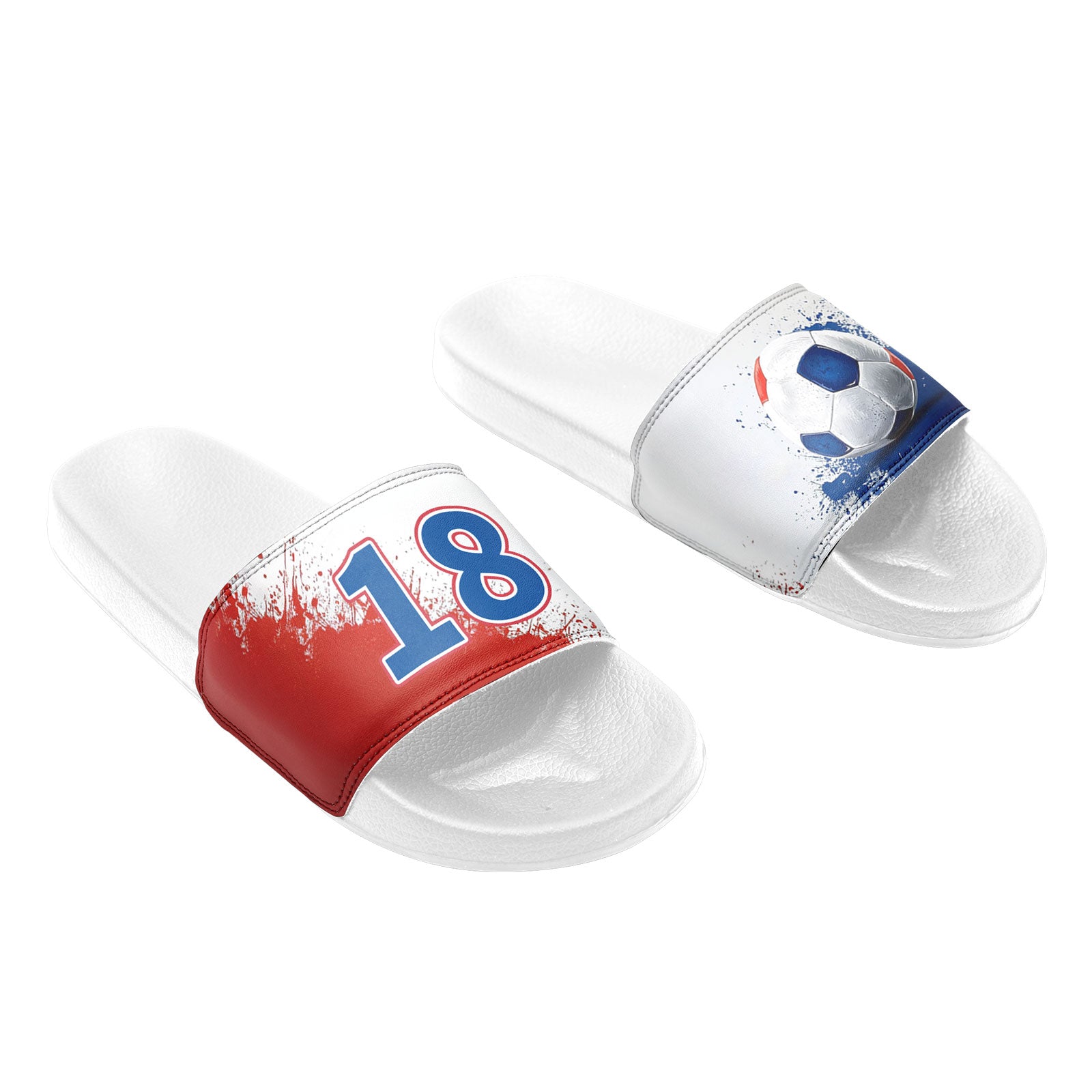 Custom South Korea 2026 World Cup Sneakers DIY Country Flag Running Shoes Lightweight Sport Shoes Gift for Football Fans Personalized Team Name and Logo FN056-F009108-4