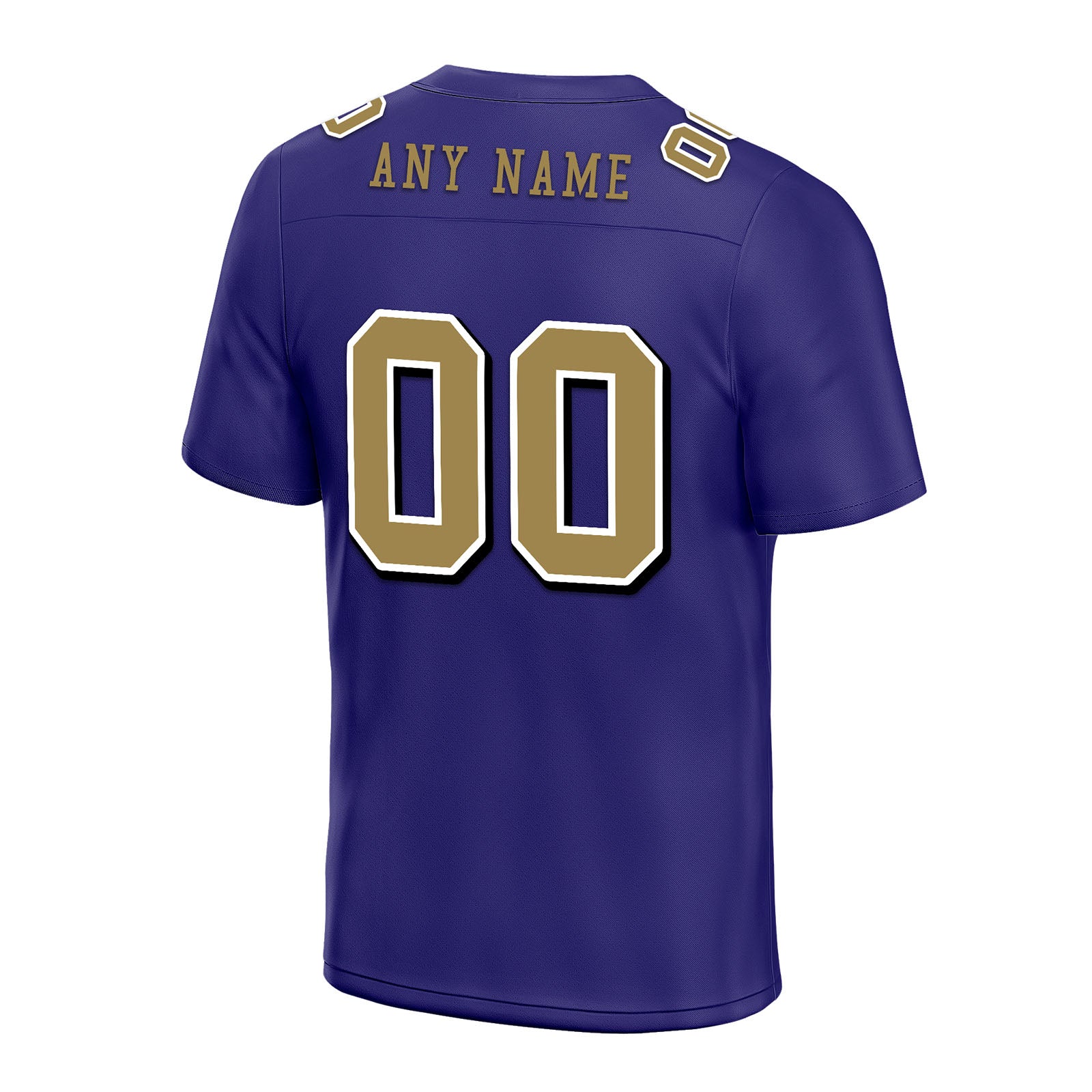 Custom Purple Baltimore Personalized Authentic Football Jersey FBJ02-E0601-3