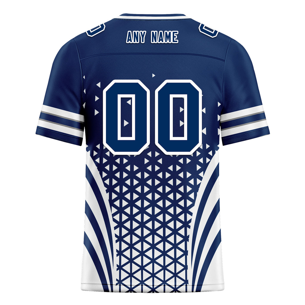 Custom Blue White Indiana Football Jersey and Sports Shoes Combo Offer Personalized Combo ZH-D023031-14