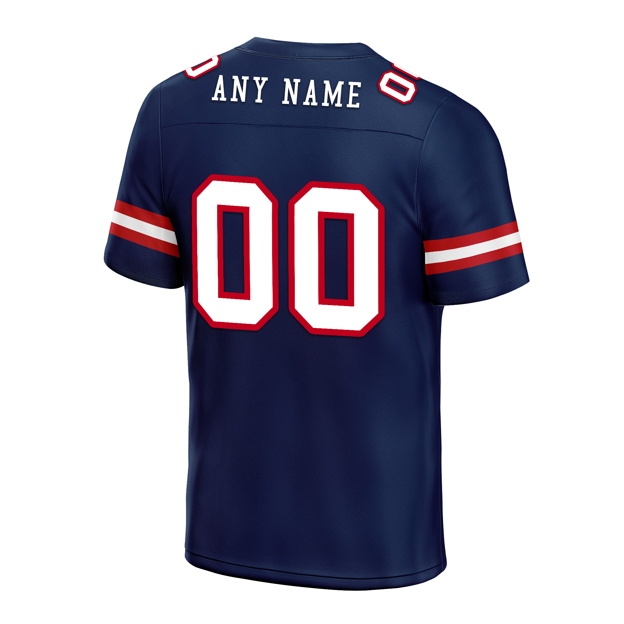 Custom Blue Classic Style Personalized Authentic Football Jersey FBJ02-bd0a70b0
