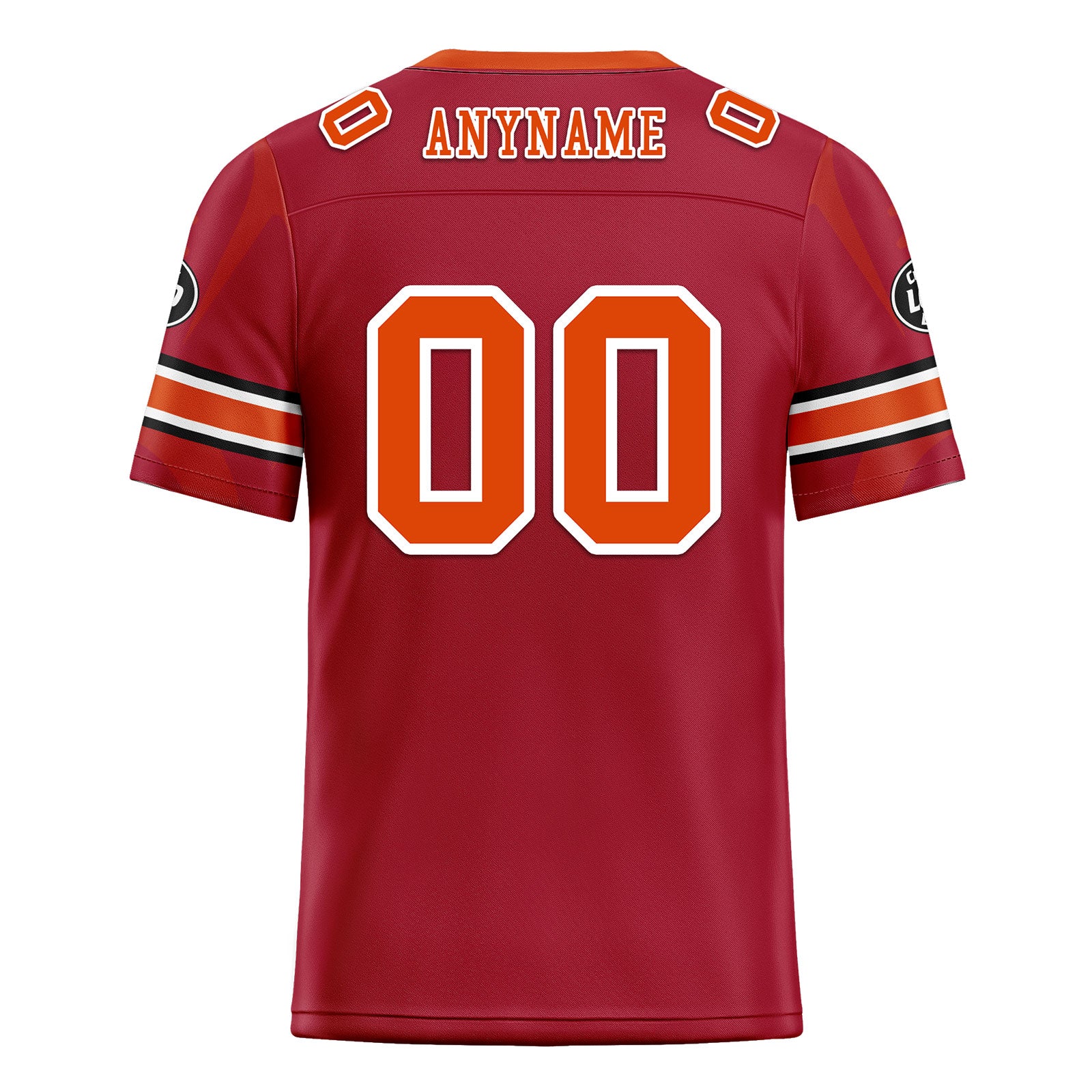 Custom Red Tampa Bay Personalized Authentic Football Jersey FBJ02-D025033-28