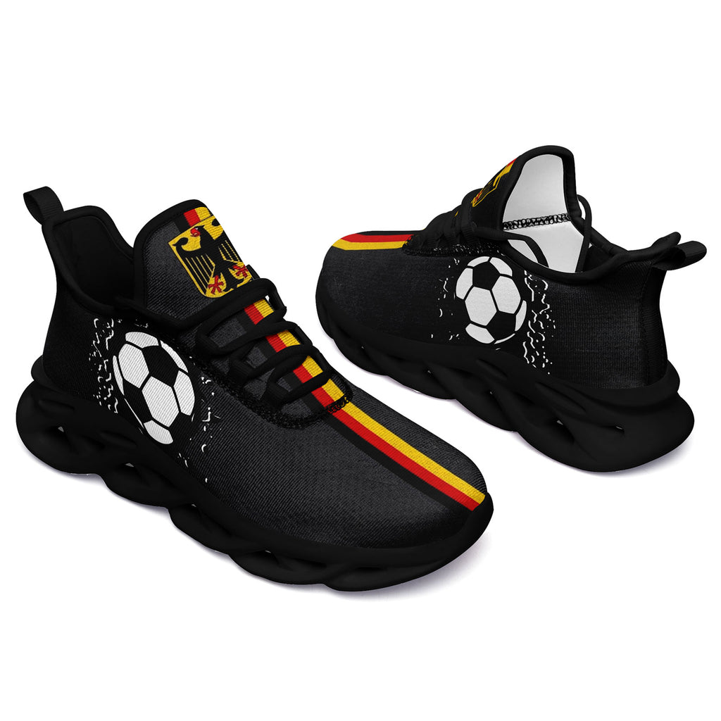 Custom Germany 2026 World Cup Sneakers DIY Country Flag Running Shoes Lightweight Sport Shoes Gift for Football Fans Personalized Team Name and Logo FN003-F025035-1