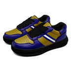 Custom Purple Yellow Baltimore Shoes Personalized Sneaker FN032-D020389-2