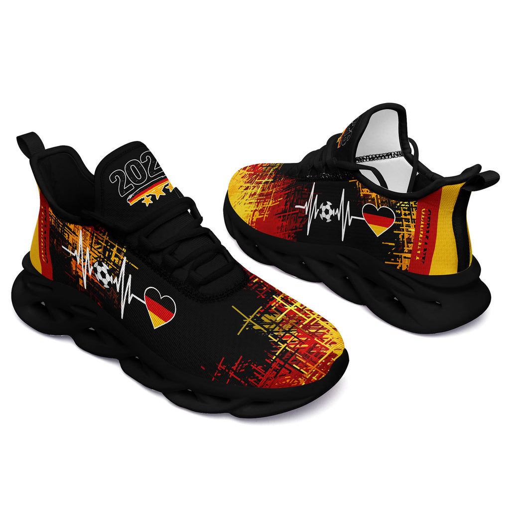 Custom Germany 2026 World Cup Sneakers DIY Country Flag Running Shoes Lightweight Sport Shoes Gift for Football Fans Personalized Team Name and Logo FN003-F025035-4