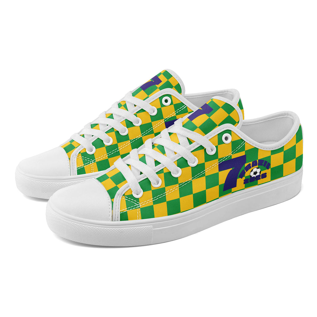 Custom 2026 World Cup Brazil Sneakers DIY Country Flag Running Shoes Lightweight Sport Shoes Gift for Football Fans Personalized Team Name and Logo FN027-F027054-4