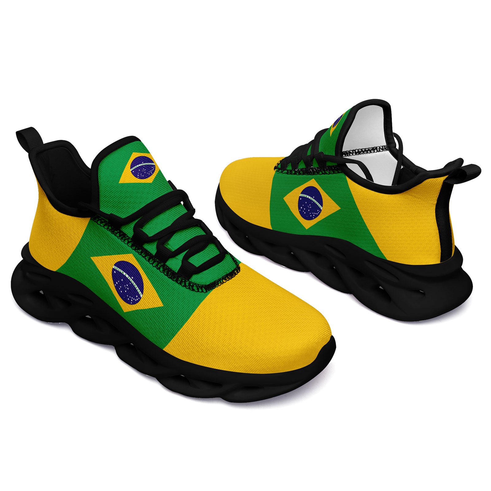 Custom 2026 World Cup Brazil Sneakers DIY Country Flag Running Shoes Lightweight Sport Shoes Gift for Football Fans Personalized Team Name and Logo FN003-F027045-2